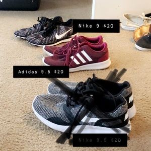 Nike and Adidas Shoes